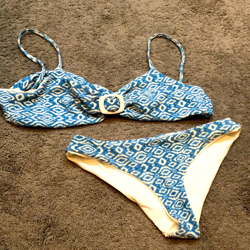 Shore Bathing Suit 💙 Retro Inspired print